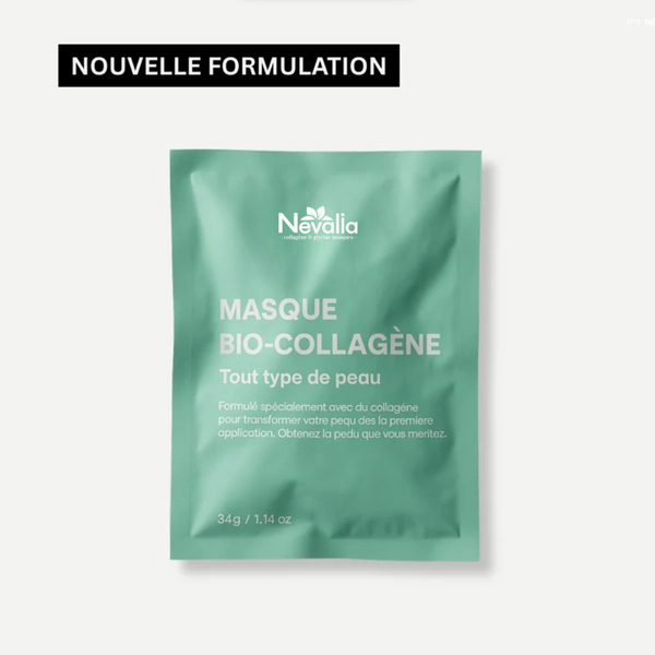 4 MASQUES NEVALIA® BIO-COLLAGÈNE