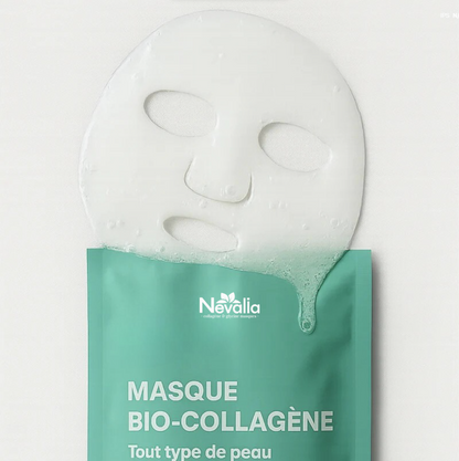 4 MASQUES NEVALIA® BIO-COLLAGÈNE